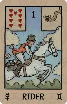 雷诺曼牌意解读：骑士