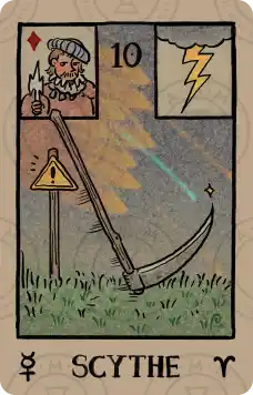 雷诺曼牌意解读：镰刀