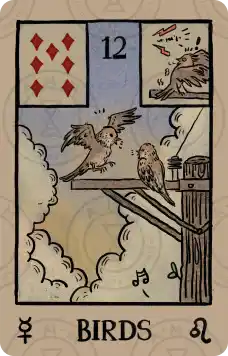 雷诺曼牌意解读：鸟