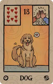 雷诺曼牌意解读：狗
