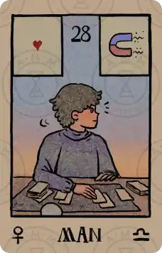 雷诺曼牌意解读：男人