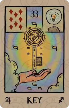 雷诺曼牌意解读：钥匙