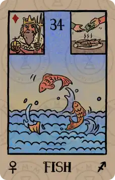 雷诺曼牌意解读：鱼