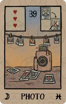 雷诺曼牌意解读：照片