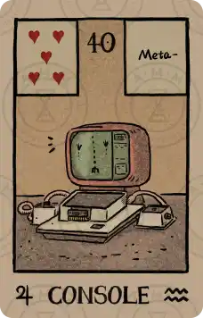 雷诺曼牌意解读：游戏机