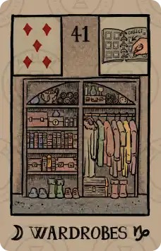 雷诺曼牌意解读：衣柜