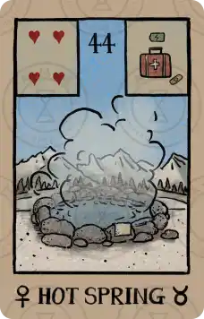雷诺曼牌意解读：温泉