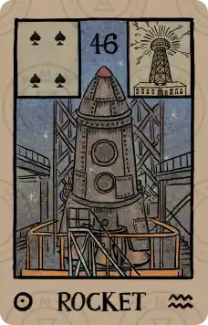 雷诺曼牌意解读：火箭