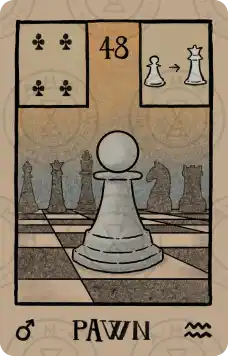 雷诺曼牌意解读：棋子