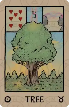 雷诺曼牌意解读：树