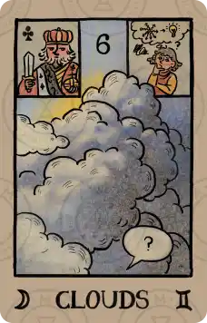 雷诺曼牌意解读：云